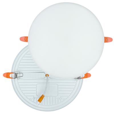 China Modern Super Bright Round Square Frameless Adjustable Frameless LED Ceiling Panel Light 24W LED Panel SKD 10W 18W 24W 36W LED for sale