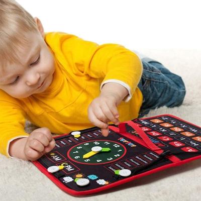 China New Design Felt Busy Board Best Seller 26.5*42cm Kids Busy Board for sale