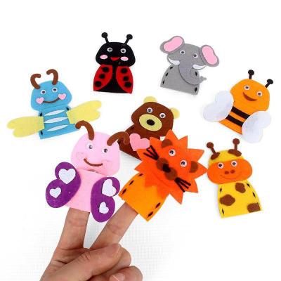 China Custom Wholesale Kids Toys Dog Elephant Finger Puppets Stuffed Toys for sale