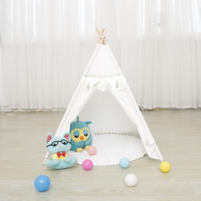 China Hot Sale High Quality Washable White Four Wall Pet Teepee Play Tent Waterproof For Pet for sale