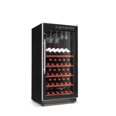 China Single-temperature AuchMc AM-M180A Hot-Product Wine Fridge Under Glass Counter Wine Fridge Refrigerator For Wine for sale