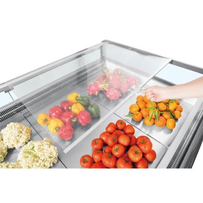 China Single-temperature AuchMc AM-C530B commercial fruit display frezer supermarket deep freezer commercial open freezer for sale