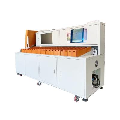 China Automatic Cylindrical Battery Sorting Machine Integrated Collecting With PLC And PC for sale