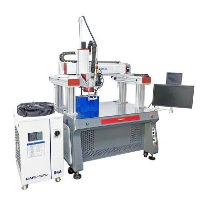 中国 Aluminum Nickel Busbar Automatic Gantry Laser Welding Machine For Prismatic Lithium Battery Pack 販売のため