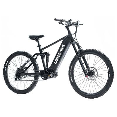 China Aluminum alloy new all mountain electric bike for 2023 hot sale 48v 1000w electric mountain bike SNOW tire electric bike wholesale for sale