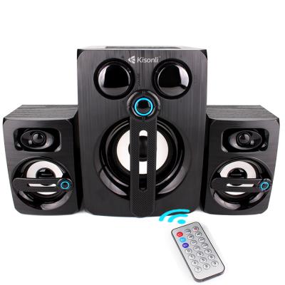 China No AC 2.1 Speaker Multifunction Blue Tooth Speaker Can Remote With Light for sale