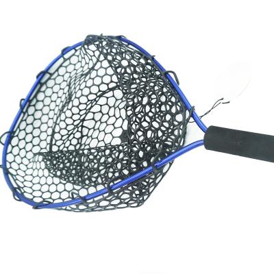 China JKKOOD Durable Fish Net Handle Aluminum Alloy Nylon Fishing Net Fishing Accessories for sale