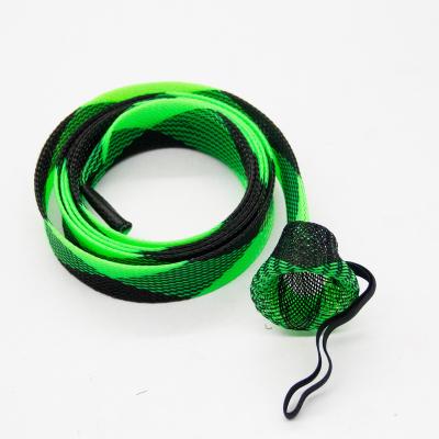 China Braided Structure PET Braided Fishing Rod Cover Rod Protector Rod Sleeve Other Fishing Products for sale