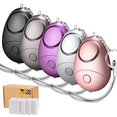 China Amazon Hot Selling Anti-thief Personal Safe Sound Alarm Key Chain With With LED Light Anti-theft Alarm for sale