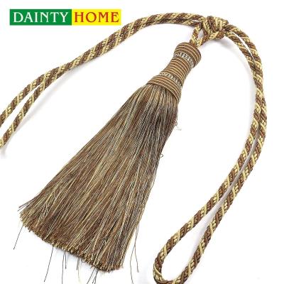 China High Quality Luxury Minimalist Tassel Curtain Tieback Tassel Shower Curtain In Good Reputation for sale