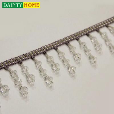 China Crystal Beaded Fringe Curtain Trimming of Curtain Fashion Home Decoration for sale