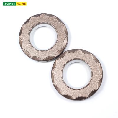 China Minimalist Single Grommet Ring For Curtain Tape 85MM Windows ABS Curtain Accessories for sale