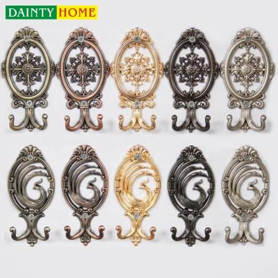 China Hot Sale Minimalist Tieback Accessories Iron Crystal Curtain Wall Hook Decorative for sale