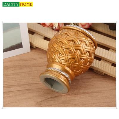 China Classic Fashion Cheapest Price Multicolor Curtain Rod End Minimalist Covers Curtain Endings for sale