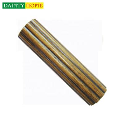 China Wholesale Minimalist Curtain Rod Simple Curtain Rod Tube Rod With Wood for sale