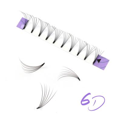 China Full Volume Pbt Material 7mm 10mm False Eyelashes Premade Fans Pointed Fans Loosen Russian Premade Fans Bulk Volume Lashes for sale