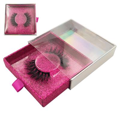 China Thick Custom Eyelashes Packaging Box For Band Mink Eye Lash Vendors Backwood Mink Lash Cases for sale