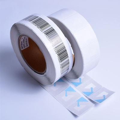 China 8.2 Mhz Sticker RFID Thermal Sensor Anti Theft Barcode LABEL Shopping Mall Eas for sale