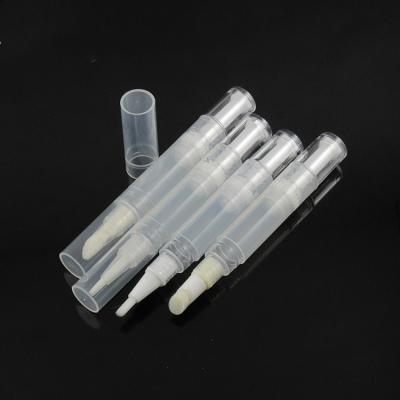 China DIY Makeup Cosmetics 5ml Skin Care Lip Gloss Bottles Empty Rotary Clear Oil Lip Plastic Tube Pen Cosmetics Gel Tube for sale