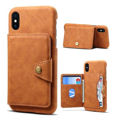 China Leather Phone Case For New Iphone X XR 6.1 Mobile Phone Case Creative Back Cover Device Phone Shape for sale