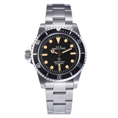 China NEW Vintage 1960 Watch Water Resistant Automatic Mechanical Wristwatches Mens Waterproof Left Handed Watches Stainless Steel Mens Watches for sale