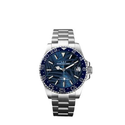 China Luxury Automatic Date 40mm Submarine Watch For Men's Custom Luminous Logo Sapphire Glass Stainless Steel Automatic Mechanical Wristwatches for sale