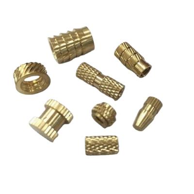 China ZINC China Wholesale M2 M3 M4 M5 M6 M8 Knurled Brass Insert Embedded Nut for sale