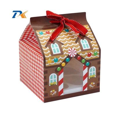 China Recyclable Lovely Different Home Shaped Custom Cupcake Gift Boxes for sale