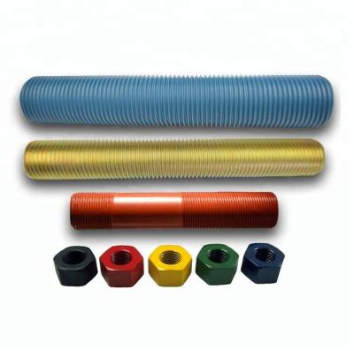 Chine Ptef anodisé coloré a enduit Rod Ends Bolts Acme Threaded Rod With Nuts à vendre