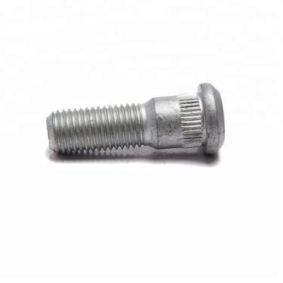 China 1/2'' 5/8'' 9/16'' 5/8'' M10 M12 M14 Knurled Wheel Bolt Stud 10.9 Color Wheel Hub Bolt for sale