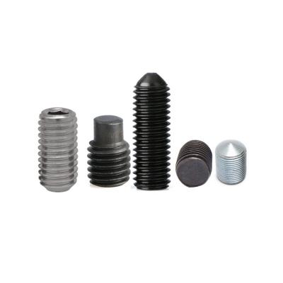 Cina Incavo vuoto su ordinazione Allen Nose Grub Screw Set della sfortuna delle viti di fissaggio SS304 di esagono del punto piano in vendita