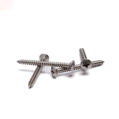 China Tornillos que golpean ligeramente avellanados aumentados ahuecados cruz Phillips Self Tapping Screw de la cabeza DIN7983 en venta