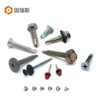 China Tornillo de acero inoxidable de madera galvanizado tornillo constructivo de la perforación del uno mismo del hex. de Tek de la cabeza del hexágono del metal de la techumbre con Epd en venta