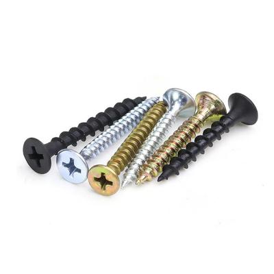 China Black Fine Thread Drywall Screws Bugle Head Black Gypsum Board Screw for sale