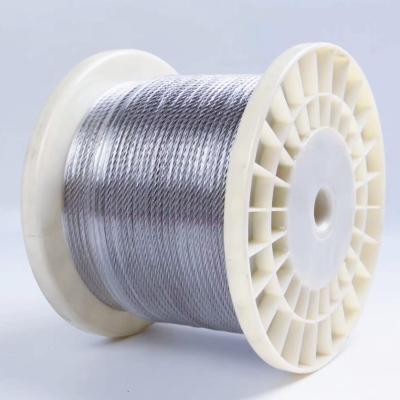 中国 6x37+Fc/6x37+Iws/6x37+Iwr Crane Steel Wire Rope Galvanized Round Strand 販売のため