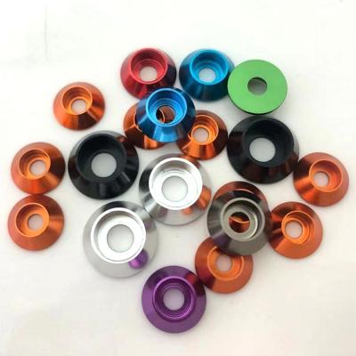 China M6 Cylindrical Head Cup Inner Hexagon Screw Gasket Washer Aluminum Alloy Washer zu verkaufen