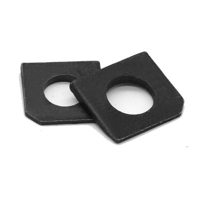 Cina Metric Carbon Steel Black Oxide Square Taper Washers GB853 For Slot Section in vendita