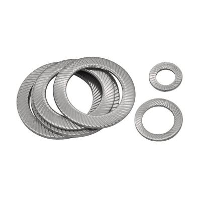 Κίνα Stainless Steel Serrated Knurled Safety Self Locking Washer With Double Faced Printing M1.6 - M36 προς πώληση