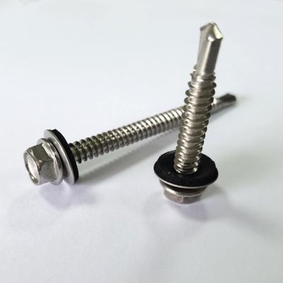 China Tek Wood Hex Self Drilling Screw With epdm Washers Roofing Screw Te koop