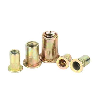 China American Thread Types Color Zinc Plated Blind Rivet Nuts For Heavy Equipment Industry for sale