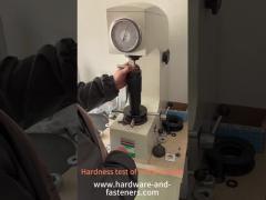 Professional hardness test for screws