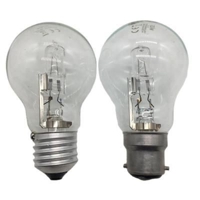 China ECO Energy Saving Halogen Lamp A55 A60 A70 18W 28W 42W 52W 70W Glass Bulb CE And RoHs for sale