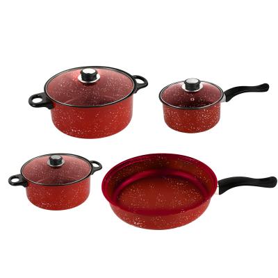 China Sustainable High Quality Professional 13pcs Cooking Pot Set Household Items Kitchen Tableware Cookware Set for sale