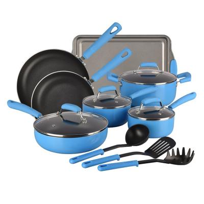 China Competitive Price 14pcs Kitchenware CLASSIC Aluminum Pots and Pans Set Nonstick Cookware Nonstick Pan Set for sale