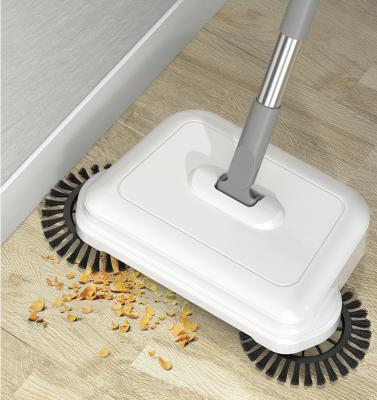 China Sustainable 3 in 1 Manual Sweeping Mopping Collecting Trash Cleaning Electric Broom Set for sale