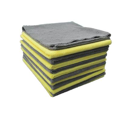 China High Quality Microfiber Manufacturing 40X40 Wholesale Car Wash Wasing Towel Microfiber Clean Drying Towel for sale