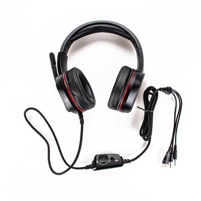 China New Arrival Wired Headband Earphone Computer Gaming Headset With Microphone And Volume Control for sale