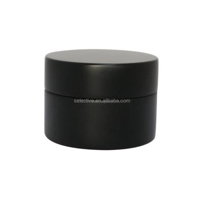 China Skin Care Cream Packaging 50ml Wooden Bamboo Cream Jar 50g Cosmetic Jars Black Jar for sale