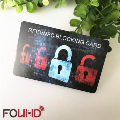 China High frequency 13.56mhz reusable durable waterproof/waterproof rfid nfc blocking card with 1mm thickness for sale