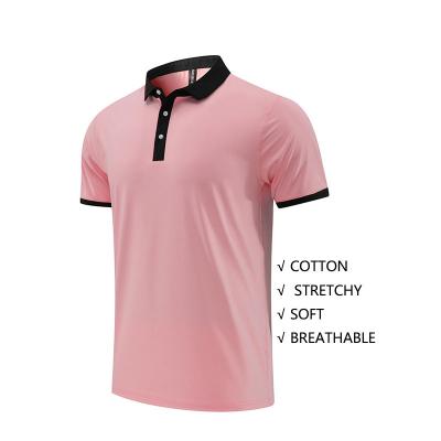 China Custom Made 100% Cotton Short T-shirt Anti-Wrinkle Mens T-shirt Sleeve T-shirt Wholesale Men's T-shirts Polo Shirt for sale